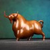 Rich Cow Copper Ornament 